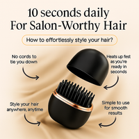 Velora™ Wireless Hair Straightener | Smooth Hair Anytime, Anywhere