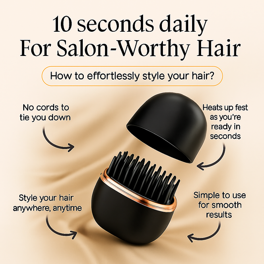 Velora™ Wireless Hair Straightener | Smooth Hair Anytime, Anywhere